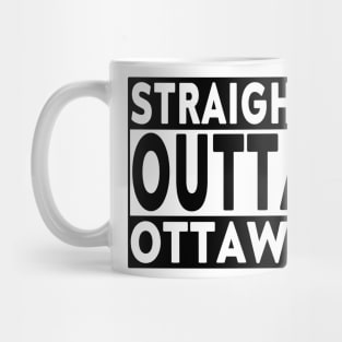 Straight Outta Ottawa Blk Mug